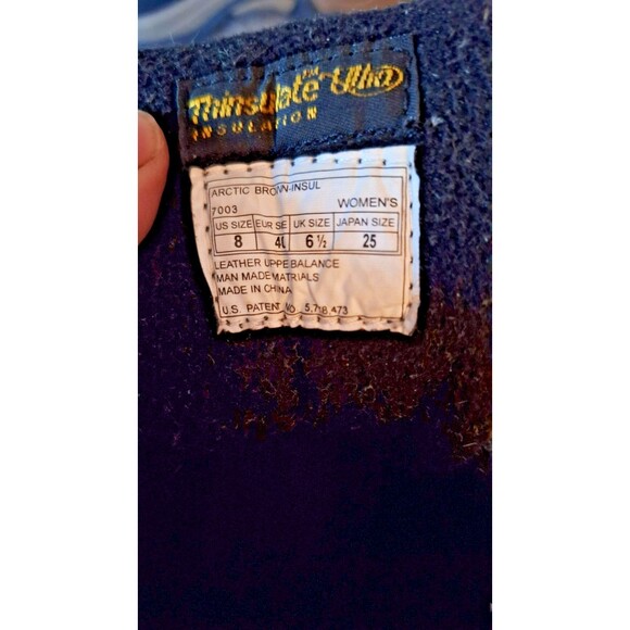 Vasque Womens Hiking Boots Arctic Brown Leather Insulated Size 8 - Picture 7 of 7